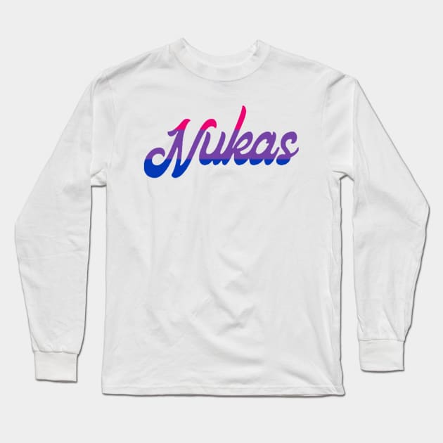 Nukas Bisexual Long Sleeve T-Shirt by Nuka Gals